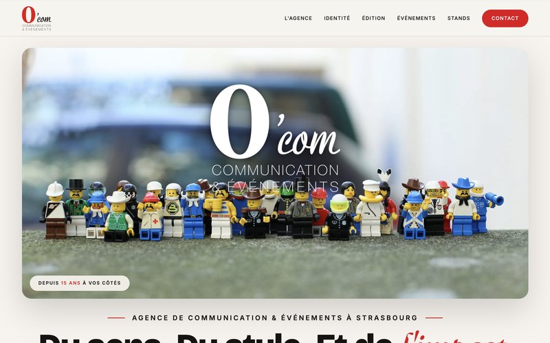 Site O'com — agence de communication à Strasbourg